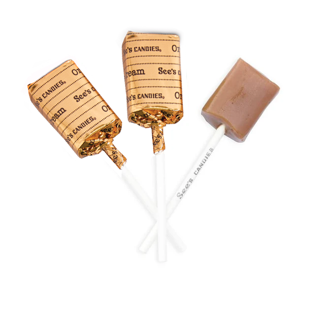 Orange Cream Lollypop