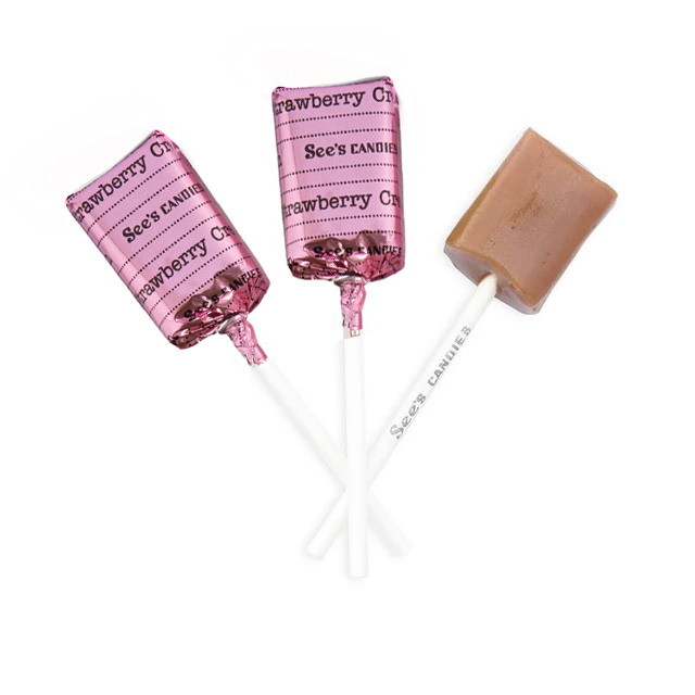 Strawberry Cream Lollypop