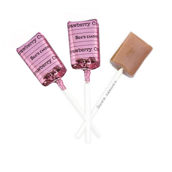 Strawberry Cream Lollypop