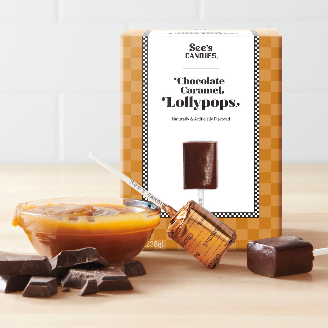 Chocolate Caramel Lollypop