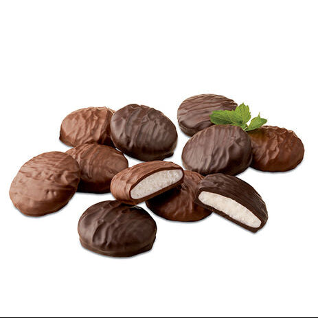 milk and chocolate covered peppermint patties