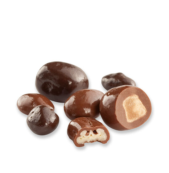 See's bridge mix loose on a white background