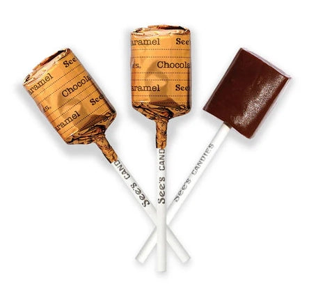 Chocolate Caramel Lollypop