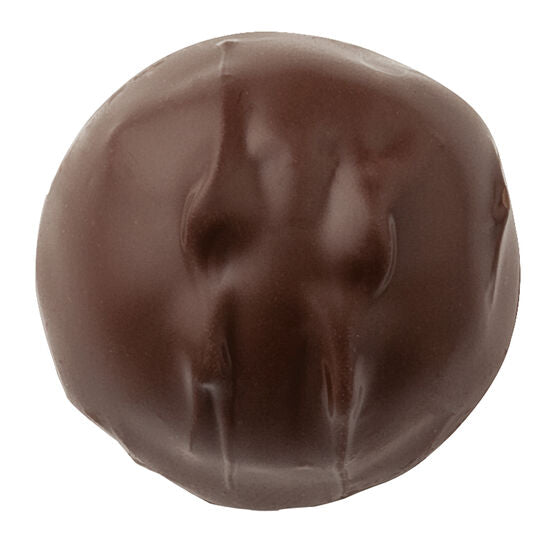 Chocolate cherry cordial on a white background