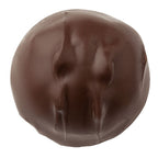 Chocolate cherry cordial on a white background