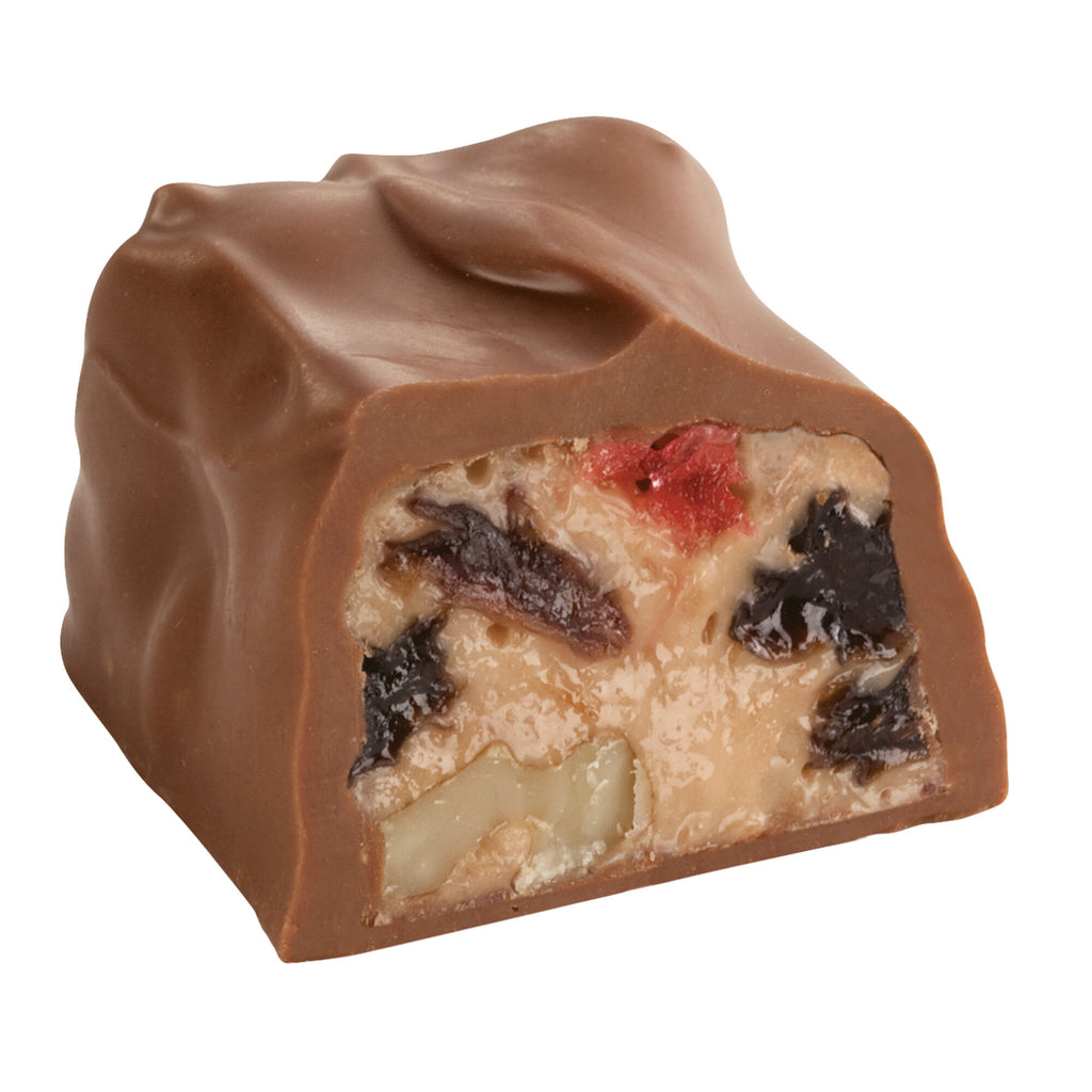 See's half Milk Rum Nougat chocolate