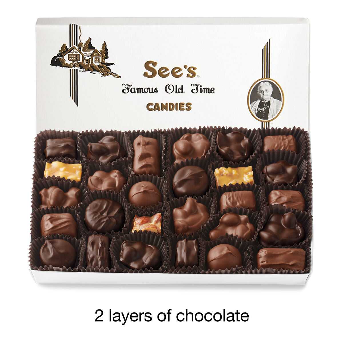 Nuts & Chews (Black & White Wrap)