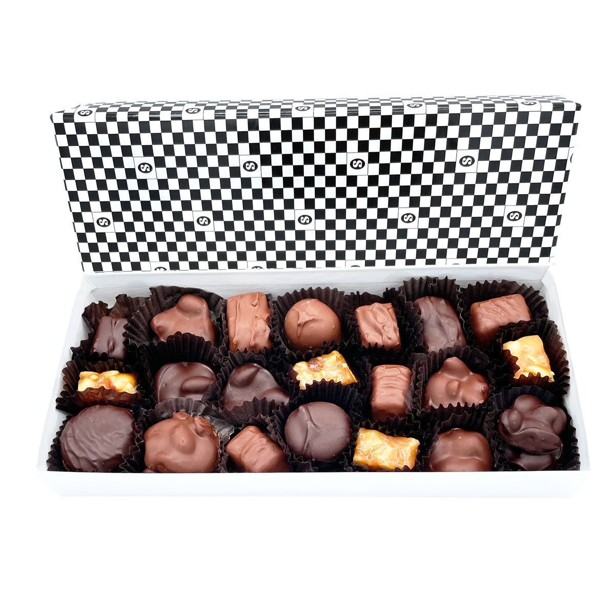 Nuts & Chews (Black & White Wrap)