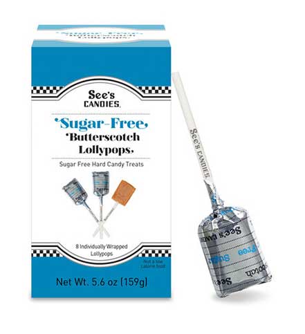 Sugar-Free Butterscotch Lollypop