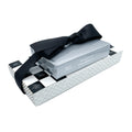 Set of See's chocolate boxes in a decorative box with a black ribbon on a white background